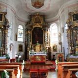 ... Hochaltar in der Pfarrkirche Degernbach.