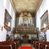 Blick nach hinten zur spÃ¤tbarocken Orgelempore ( Quelle: https://de.wikipedia.org/wiki/Wallfahrtskirche_Sossau).