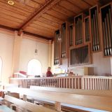 Die imposante Orgel wird gerade fÃ¼r die bevorstehende Hochzeit von Sabine und Andreas "eingestimmt".