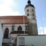 ... der Wallfahrtskirche MariÃ¤ Himmelfahrt auf dem Bogenberg.
