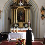 ... Hochaltar in der Filialkirche St. Peter und Paul in Salching, geschmÃ¼ckt mit ...