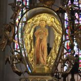 ... Schirm der Maria gravida (Maria in der Hoffnung) in der Wallfahrtskirche MariÃ¤ Himmelfahrt auf dem Bogenberg.