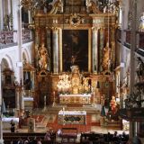 ... Hochaltar in der Pfarrkirche St. Peter und Paul in Oberalteich.