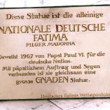 ... deutsche Fatima (Pilger Madonna) ... 