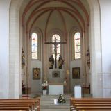 ... Hochaltar in der Ittlinger Pfarrkirche St. Johannes.