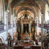 ... Hochaltar in der Pfarrkirche St. Peter und Paul in Oberalteich.