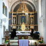 ... Hochaltar in der Aiterhofener Pfarrkirche St. Margareta.