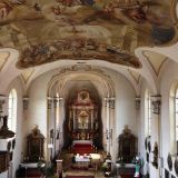 ... imposanten Deckengemälde in der Pfarrkirche St. Rupert in Altenbuch.