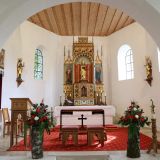 ... Altar in der Gallner Wallfahrtskirche.