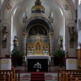 ... Hochaltar in der Otzinger Pfarrkirche St. Laurentius.