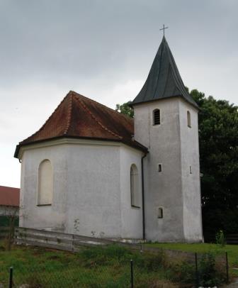 um 1700: Filialkirche "St. Georg" in Niederast